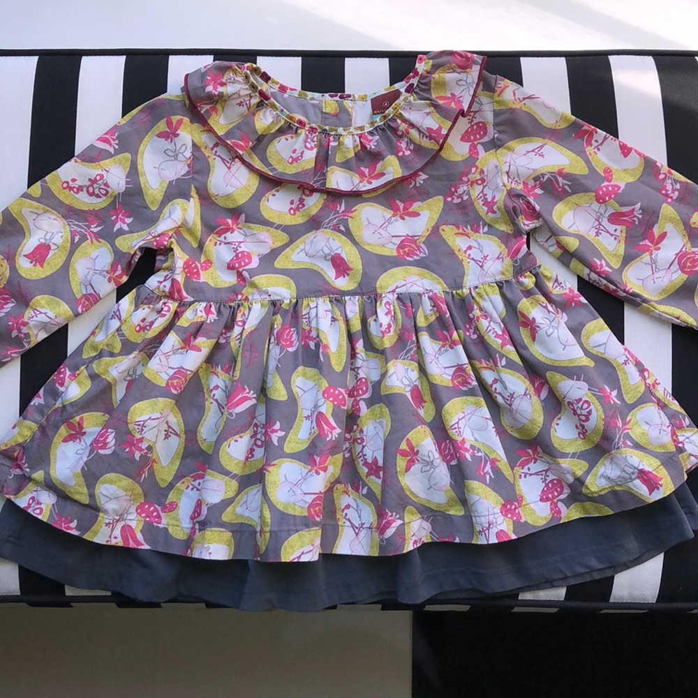 Matilda Jane Birdy Tunic Dress Top Sz 4